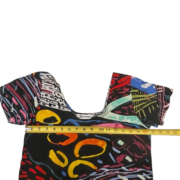 Jams World • Hattie Florentine Hawaiian Floral Retro Multicolor Dress Size XS - Picture 8 of 11